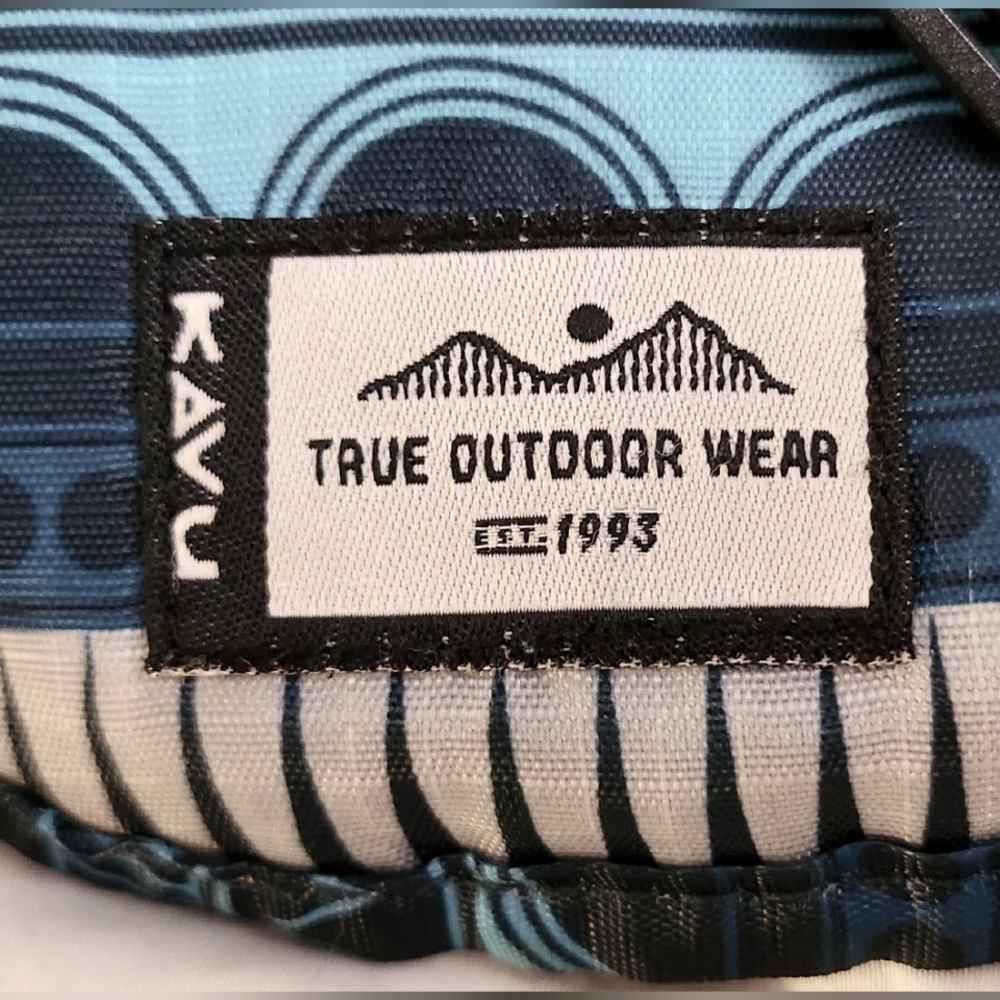 Kavu Hideaway Hip Belt Blue, White, Gray Colour Way